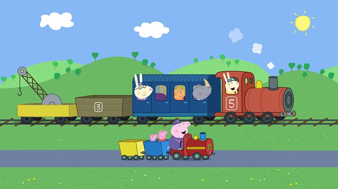 Prasátko Peppa - Grandpa Pig's Train to the Rescue - Z filmu