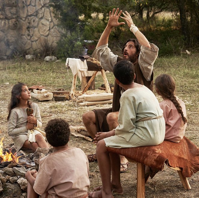 The Chosen - Season 1 - Ježíš miluje malé děti - Z filmu - Reina Ozbay, Jonathan Roumie