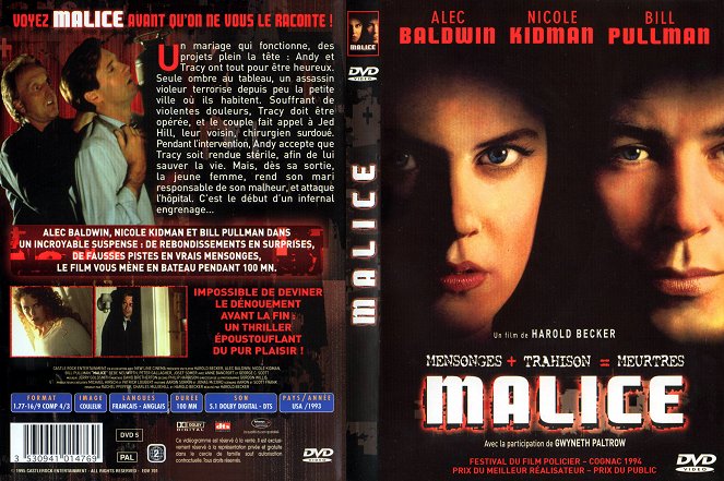 Malice - Couvertures