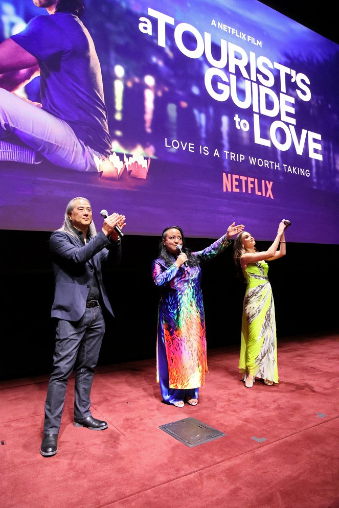 Turistin opas rakkauteen - Tapahtumista - Netflix's A Tourist's Guide to Love special screening at Netflix Tudum Theater on April 13, 2023 in Los Angeles, California - Steven K. Tsuchida, Eirene Donohue