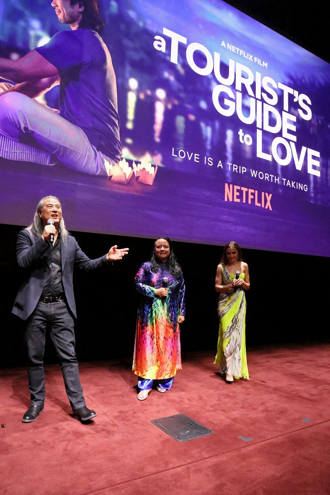 Turistin opas rakkauteen - Tapahtumista - Netflix's A Tourist's Guide to Love special screening at Netflix Tudum Theater on April 13, 2023 in Los Angeles, California - Steven K. Tsuchida, Eirene Donohue