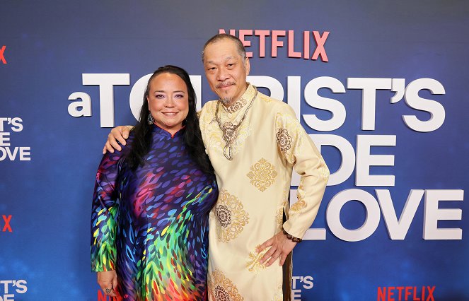 Guía de viaje hacia el amor - Eventos - Netflix's A Tourist's Guide to Love special screening at Netflix Tudum Theater on April 13, 2023 in Los Angeles, California - Eirene Donohue, Perry Yung