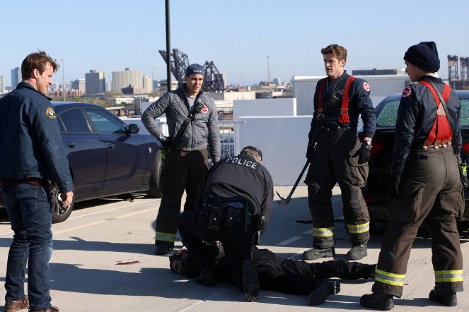 Chicago Fire - Red Waterfall - Photos