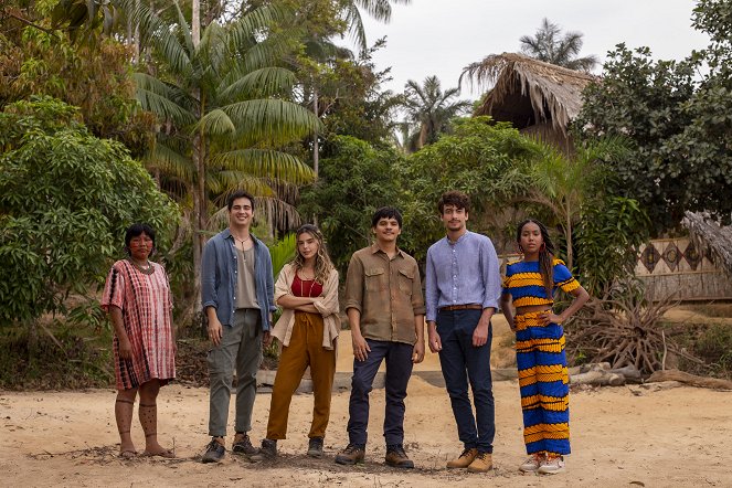 Ricos de Amor 2 - Werbefoto - Danilo Mesquita, Giovanna Lancellotti, Adanilo Reis, Jaffar Bambira, Lellê