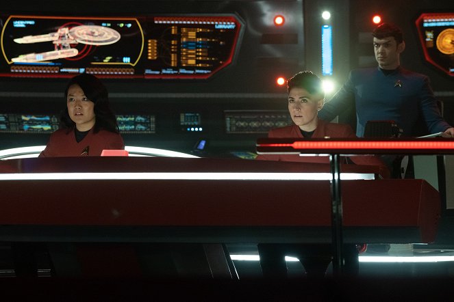 Star Trek: Strange New Worlds - Der durchbrochene Kreis - Filmfotos - Melissa Navia, Ethan Peck