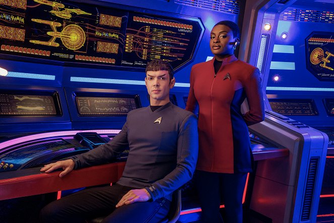 Star Trek: Különös új világok - Season 2 - Promóció fotók - Ethan Peck, Celia Rose Gooding