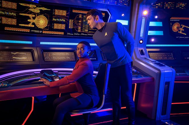 Star Trek: Strange New Worlds - Season 2 - Promoción - Celia Rose Gooding, Ethan Peck