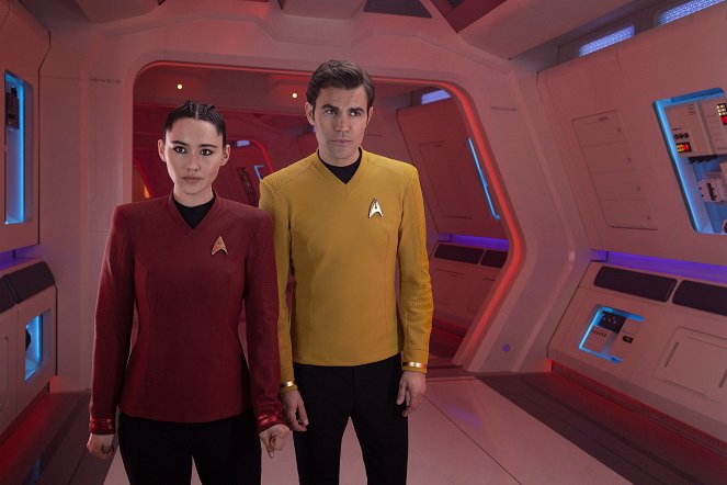 Star Trek: Különös új világok - Season 2 - Promóció fotók - Christina Chong, Paul Wesley