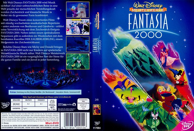 Fantasia 2000 - Couvertures