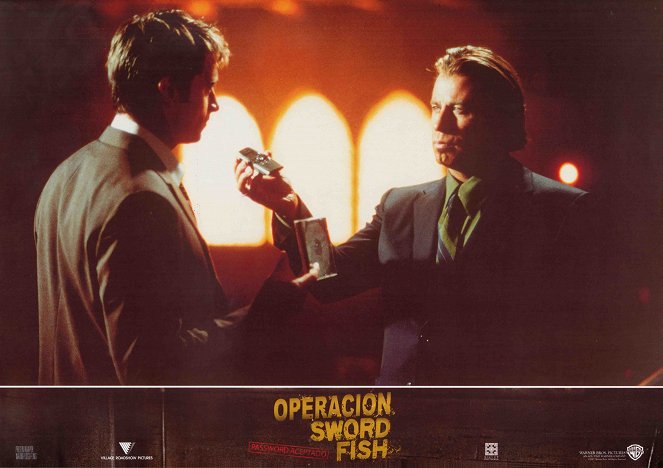 Swordfish : Operace Hacker - Cartes de lobby - Hugh Jackman, John Travolta