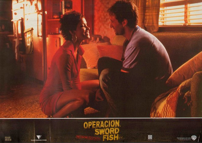 Swordfish - Cartões lobby - Halle Berry, Hugh Jackman