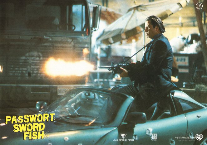 Passwort: Swordfish - Lobbykarten - John Travolta