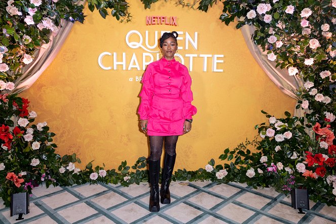 Queen Charlotte: A Bridgerton Story - Events - Queen Charlotte: A Bridgerton Story press event at Claridges on February 14, 2023 in London, England