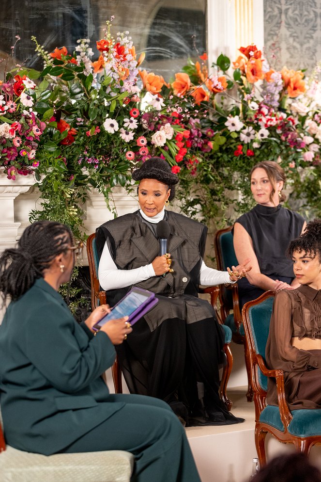 Sarolta királyné – Egy Bridgerton-történet - Rendezvények - Queen Charlotte: A Bridgerton Story press event at Claridges on February 14, 2023 in London, England