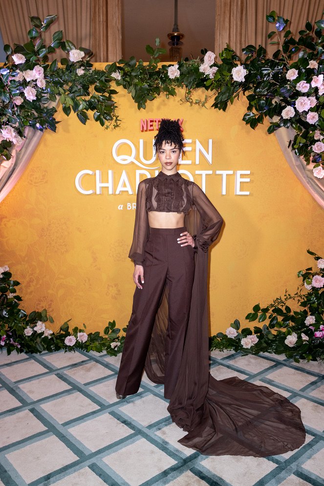 Queen Charlotte: A Bridgerton Story - Events - Queen Charlotte: A Bridgerton Story press event at Claridges on February 14, 2023 in London, England