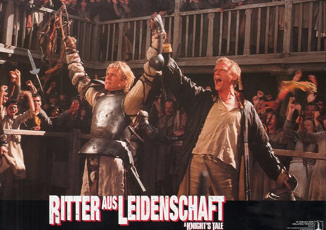 A Knight's Tale - Lobbykaarten - Heath Ledger, Paul Bettany