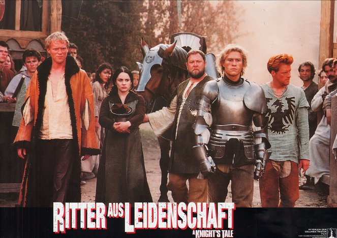 Ritter aus Leidenschaft - Lobbykarten - Paul Bettany, Laura Fraser, Mark Addy, Heath Ledger, Alan Tudyk