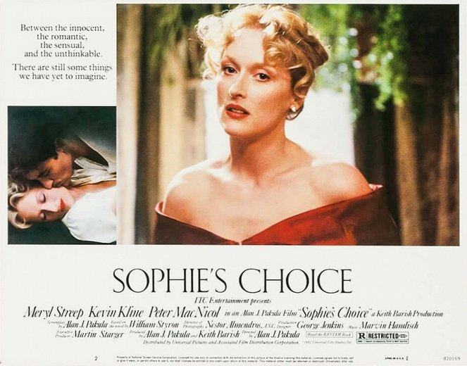 Wybór Zofii - Lobby karty - Meryl Streep