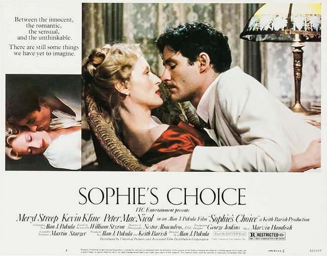 A Escolha de Sofia - Cartões lobby - Meryl Streep, Kevin Kline