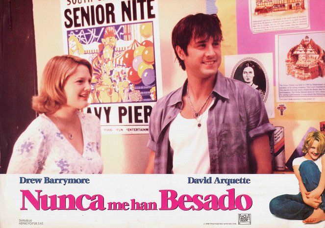 Never Been Kissed - Lobbykaarten - Drew Barrymore, David Arquette