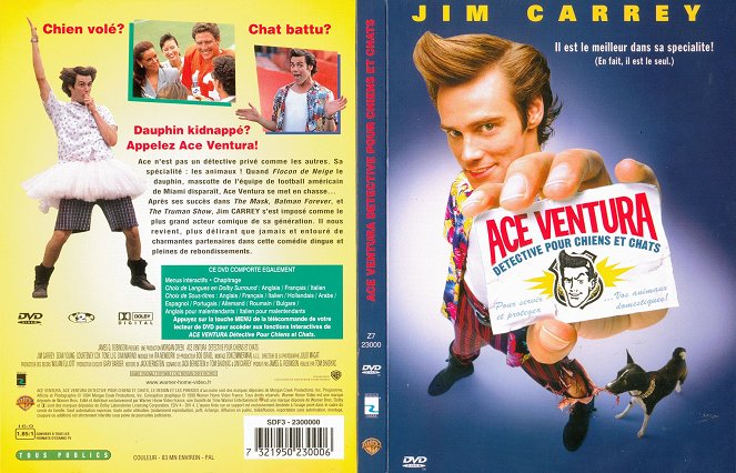 Ace Ventura: Psi detektyw - Okładki