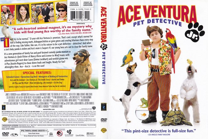 Ace Ventura: Állati nyomozoo junior - Borítók