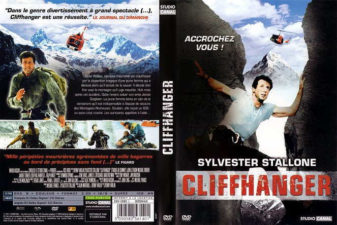 Cliffhanger - Nur die Starken überleben - Covers