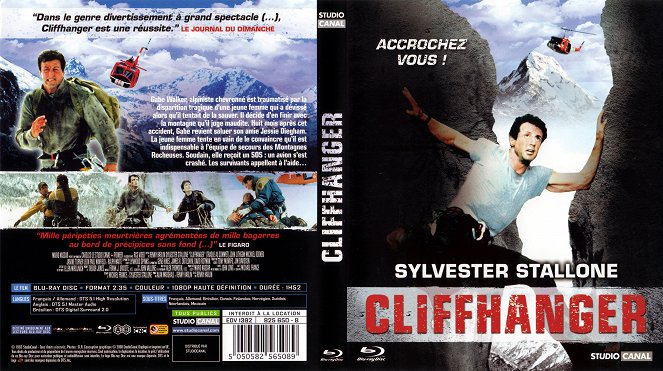 Cliffhanger - Nur die Starken überleben - Covers