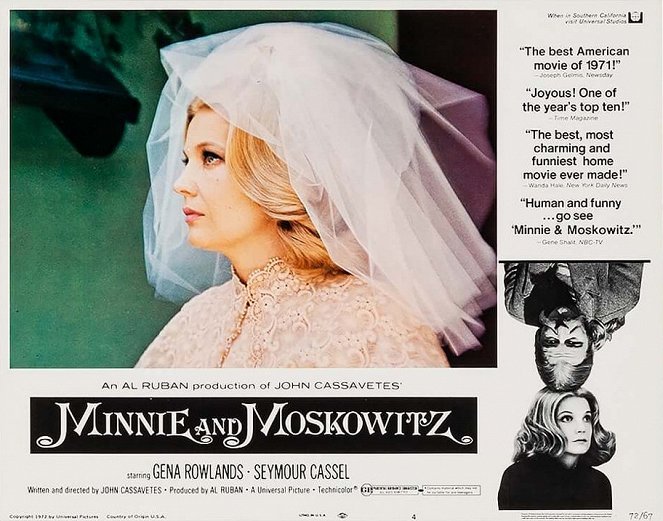 Minnie et Moskowitz (Ainsi va l'amour) - Cartes de lobby - Gena Rowlands