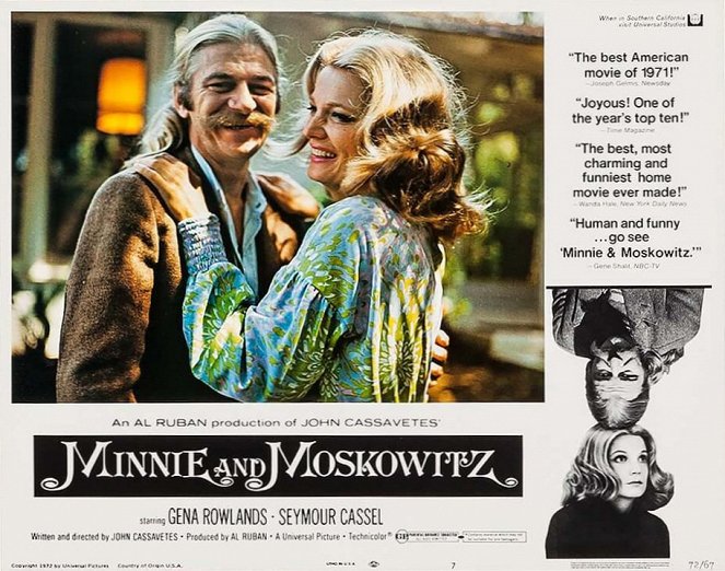 Minnie and Moskowitz - Cartões lobby - Seymour Cassel, Gena Rowlands