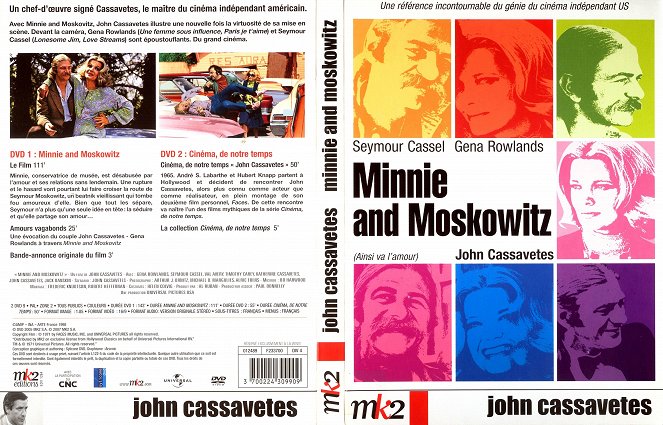 Minnie et Moskowitz (Ainsi va l'amour) - Couvertures