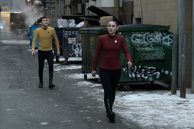 Star Trek: Különös új világok - Holnap és holnap és holnap - Filmfotók - Paul Wesley, Christina Chong