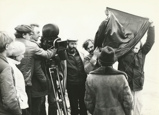 Ślepy bokser - De filmagens - Andrzej Kopiczyński, Marek Nowicki, Krzysztof Ptak