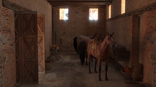 Pompéi, le secret de la villa de Civita Giuliana - De la película