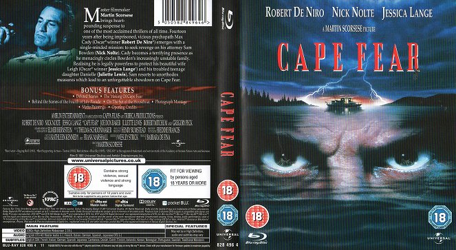 Cape Fear - A rettegés foka - Borítók