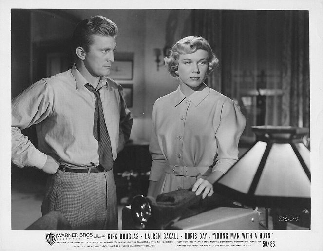 Young Man with a Horn - Lobby karty - Kirk Douglas, Doris Day