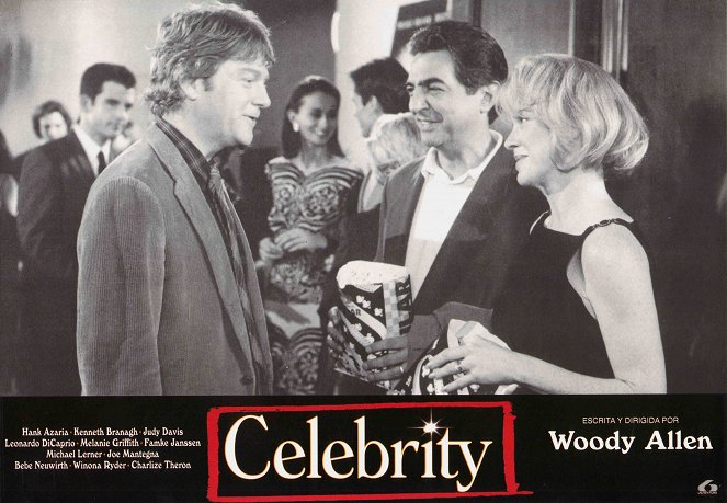 Celebrity - Schön, reich, berühmt - Lobbykarten - Kenneth Branagh, Joe Mantegna, Judy Davis