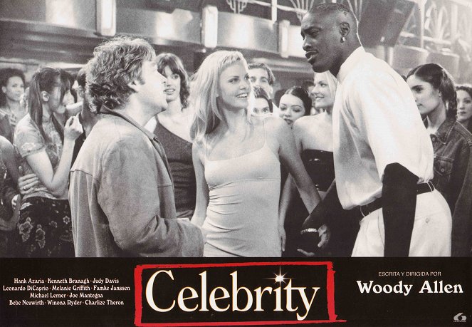 Celebrity - Schön, reich, berühmt - Lobbykarten - Kenneth Branagh, Charlize Theron