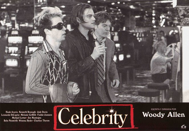 Celebrity - Lobby Cards - Sam Rockwell, Leonardo DiCaprio, Kenneth Branagh