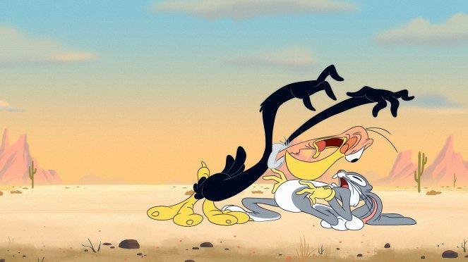 Looney Tunes Cartoons - Buzzard School / Marvin Flag Gag: Giant Alien Mouth / Wet Cement - Film
