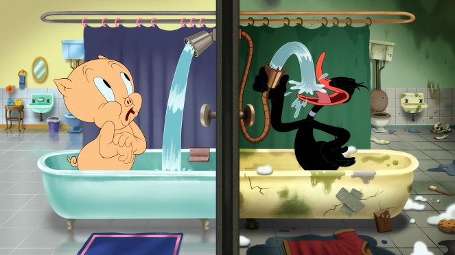 Zwariowane Melodie: Kreskówki - Grillowany królik / Pędź, co kaktus wyskoczy / Prysznicowe przepychanki - Z filmu