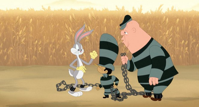 Looney Tunes Cartoons - Chain Gangster / Telephone Pole Gag: Sylvester Car Jack Lift / Falling for It - Film