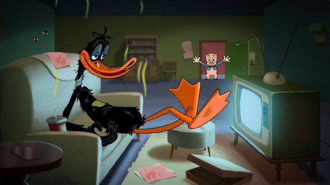 Looney Tunes Cartoons - Bathy Daffy / End of the Leash: Bullseye Painting / Rabbit Sandwich Maker / Put the Cat Out: Window - Filmfotos