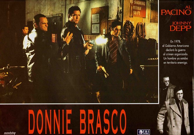 Donnie Brasco - Lobbykarten - James Russo, Michael Madsen, Al Pacino