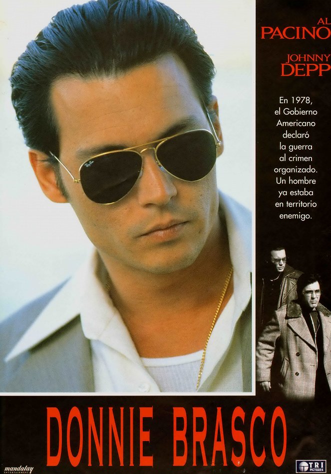 Donnie Brasco - Lobby karty - Johnny Depp