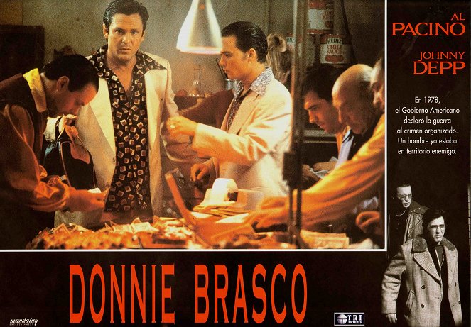 Donnie Brasco - Lobbykarten - Michael Madsen, Johnny Depp