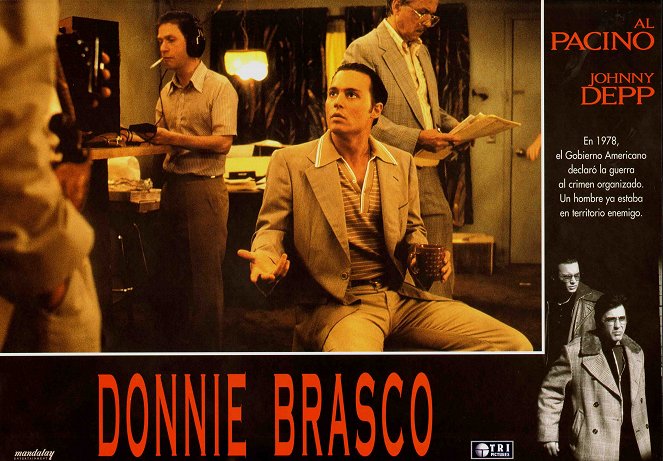 Donnie Brasco - Lobbykarten - Johnny Depp