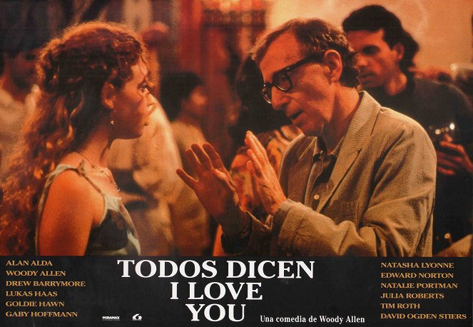 Alle sagen: I Love You - Lobbykarten - Woody Allen