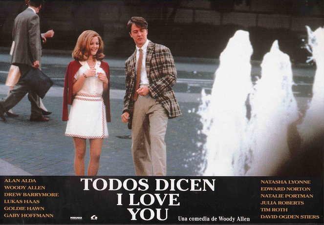 Alle sagen: I Love You - Lobbykarten - Drew Barrymore, Edward Norton