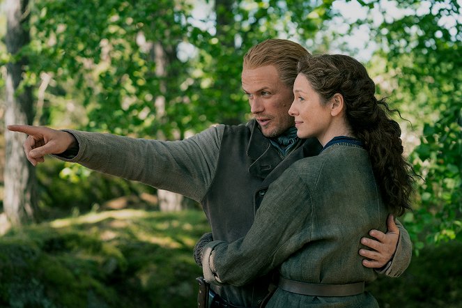 Outlander - Az idegen - Death Be Not Proud - Filmfotók - Sam Heughan, Caitríona Balfe